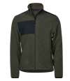 T9120 9120 Tee Jays Mountain Fleece Jacket Deep Green / Black colour image